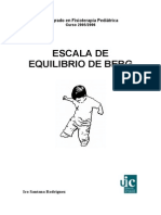 Escala de Equilibrio de Berg PDF