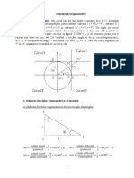 Elemente de Trigonometrie