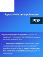 Supuratiile Bronhopulmonare