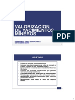 Valorizacion de Yacimientos Mineros 2013