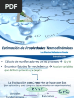 Estimación de Propiedades Termodinámicas