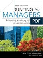 Accounting For Managers Canadian Edition