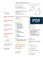 Maths Formulas 