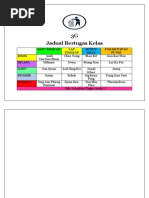 Jadual Bertugas Kelas