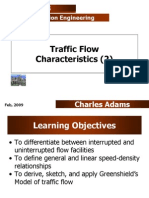 Traffic Flow Characteristics II