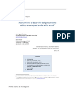 Pensamiento Critico PDF