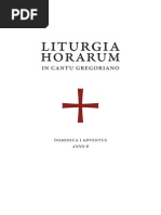 Liturgia Horarum: First Sunday of Advent, Year B