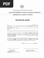 Declaracion Jurada de Asesor