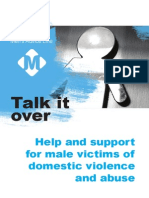 Men's Advice Line Booklet For Male Victims