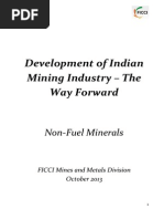 Development of Indian Mining Industry - The Way Forward: Non-Fuel Minerals