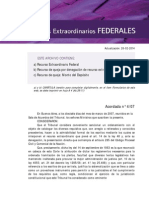 Forma para Interponer El RECURSO EXTRAORDINARIO FEDERAL