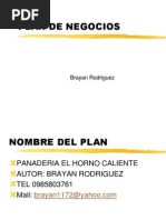 Plan de Negocios-Panaderia