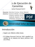 Proceso de Ejecución de Garantías