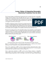 Europe: Status of Integrating Renewable Electricity Production Into The Grid