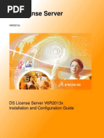 DS LicenseServerV6R2013x InstallationAndConfigurationGuide