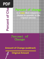 Percent of Change