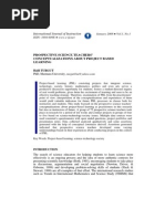 International Journal of Instruction: Prospective Science Teachers' Conceptualizations About Project Based Learning