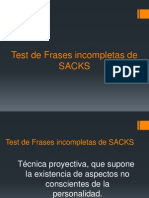 Test Sacks Nuevo