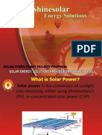 Solar Power Plant Project Proposal