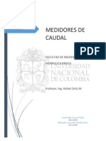 Medidores de Caudal 