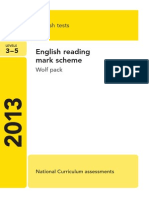 Marking Scheme For Reading PDF