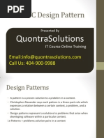 MVC Design Pattern PPT Presented by QuontraSolutions