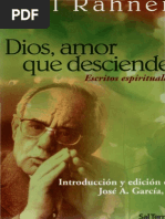 Rahner, Karl - Dios Amor Que Desciende PDF