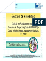 Alcance Del Producto y Del Proyecto