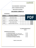 Simulación de Una Planta de Zapatos