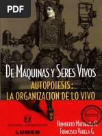 Maturana, Humberto y Varela, Francisco - de Máquinas y Seres Vivos - Autopoiesis, La Organización de Lo Vivo