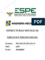 Ejercicios Estructuras Metalicas