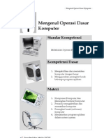 Mengenal Operasi Dasar Komputer 