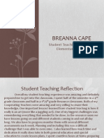 Student Teaching Reflection