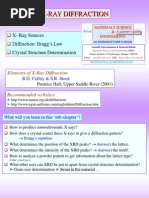 Chapter 3c X Ray Diffraction