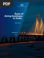 KPMG CII Ease of Doing Business in India