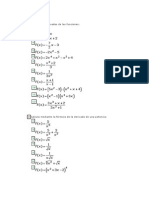 Ejercicios de Derivadas Resueltas