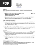 Tyler Cole m100 Resume 1