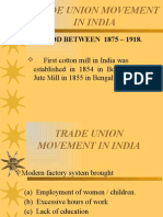 Trade Union Movement in India