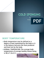 Cold Sponging