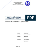 Procesos Obtención Tugnsteno