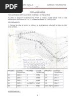 Perfil Longitudinal 2011