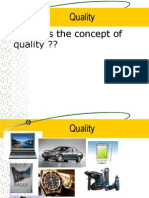 What Is The Concept of Quality ??