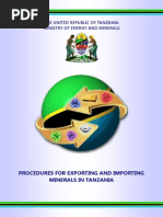 Export Import Tanzania