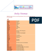 Baby Names