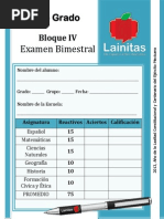 6to Grado - Bloque 4 (2013-2014)