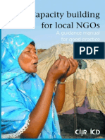 Capacity Building For Local NGOs A Guidance Manual For Good Practicex