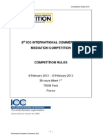 ICC International Mediation Competition Rules