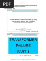 Onsite Power Transformer Drying Process Bu Hot Oil Spray Method PDF