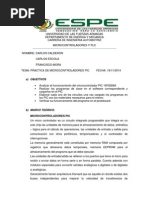 Informe de Microcontroladores