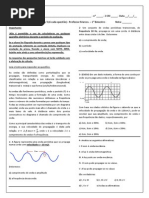 Prova de Física 2 EM - 1 Bimestre